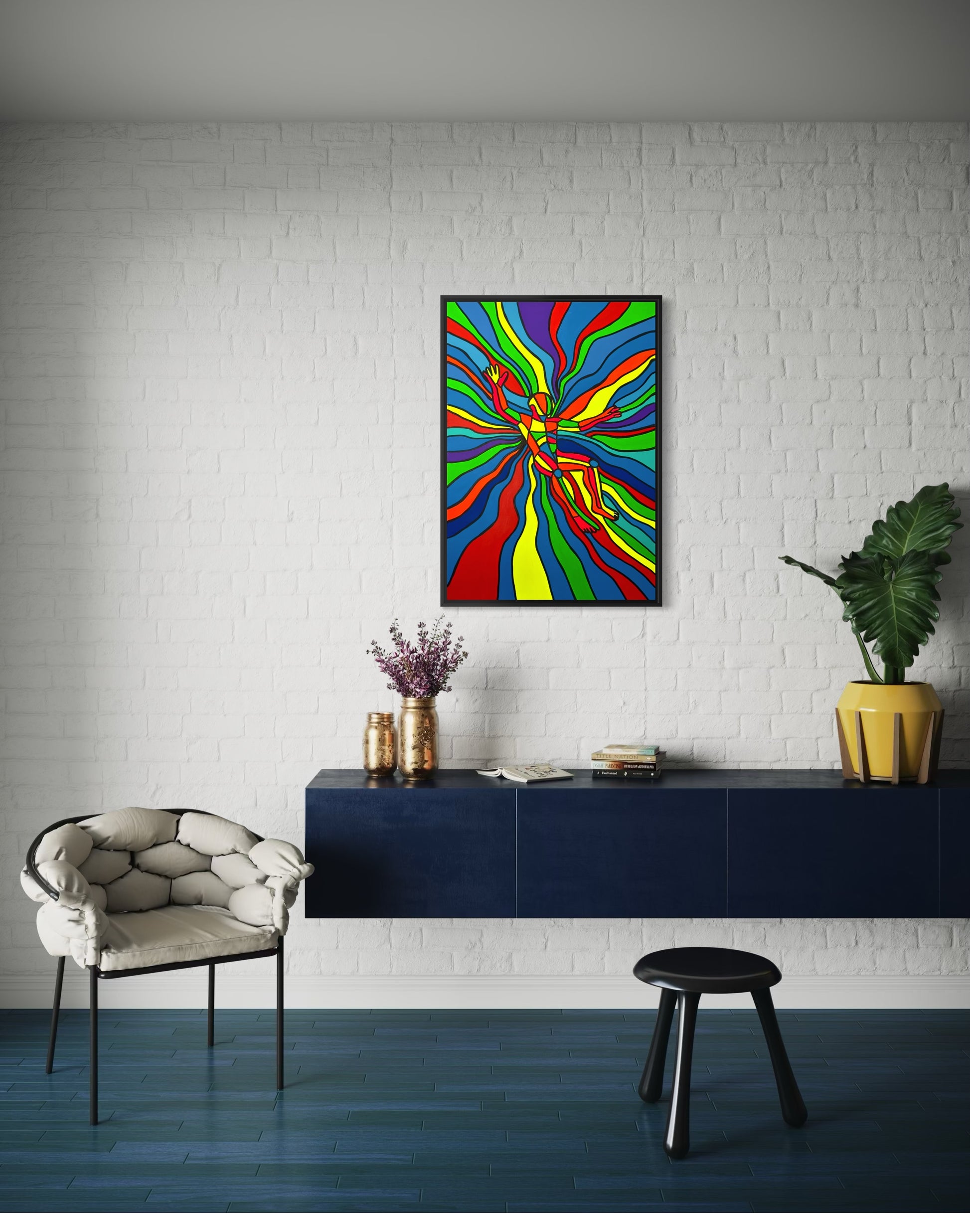 Fall N Flow Tablo | 70x100 Cm