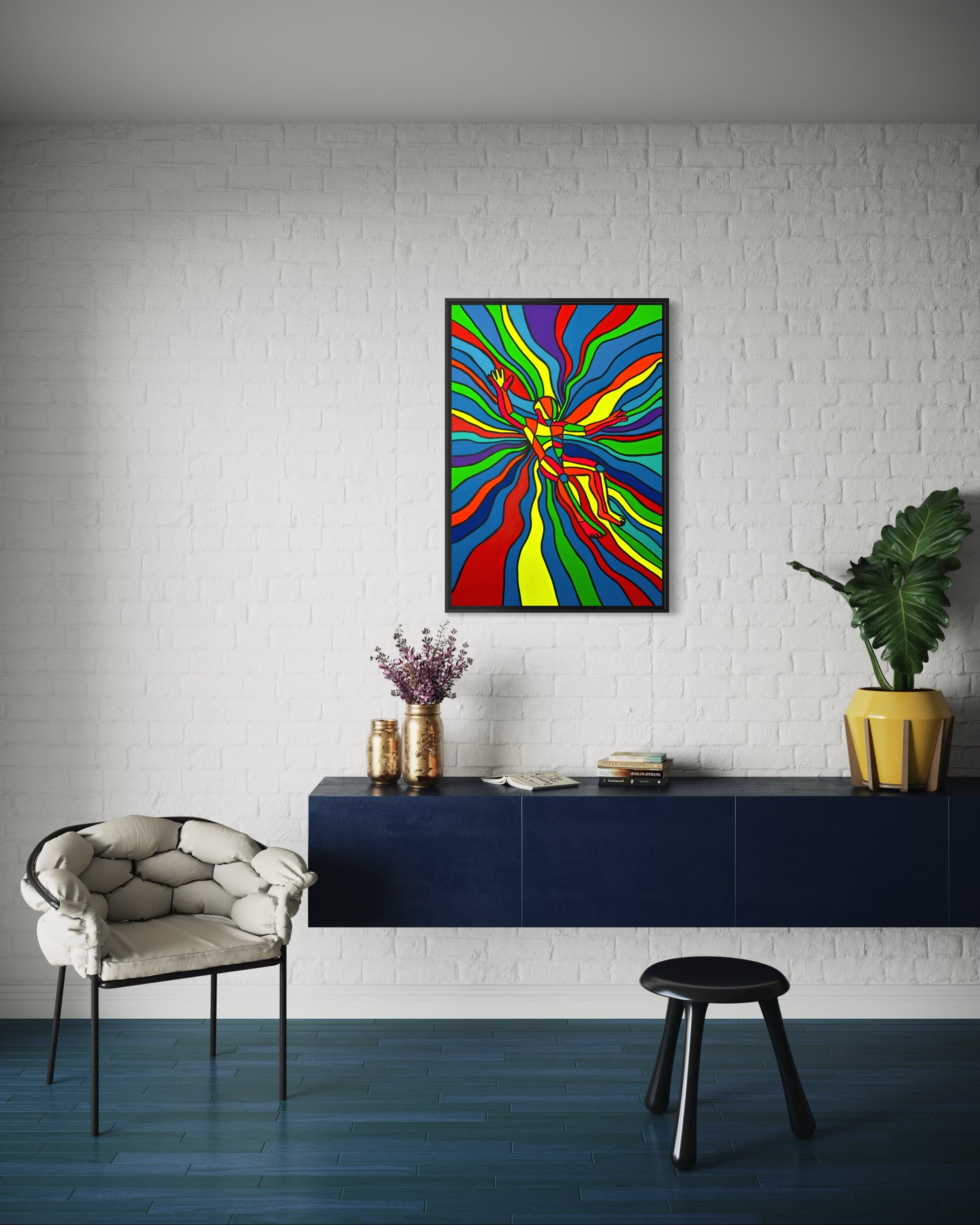 Fall N Flow Tablo | 70x100 Cm