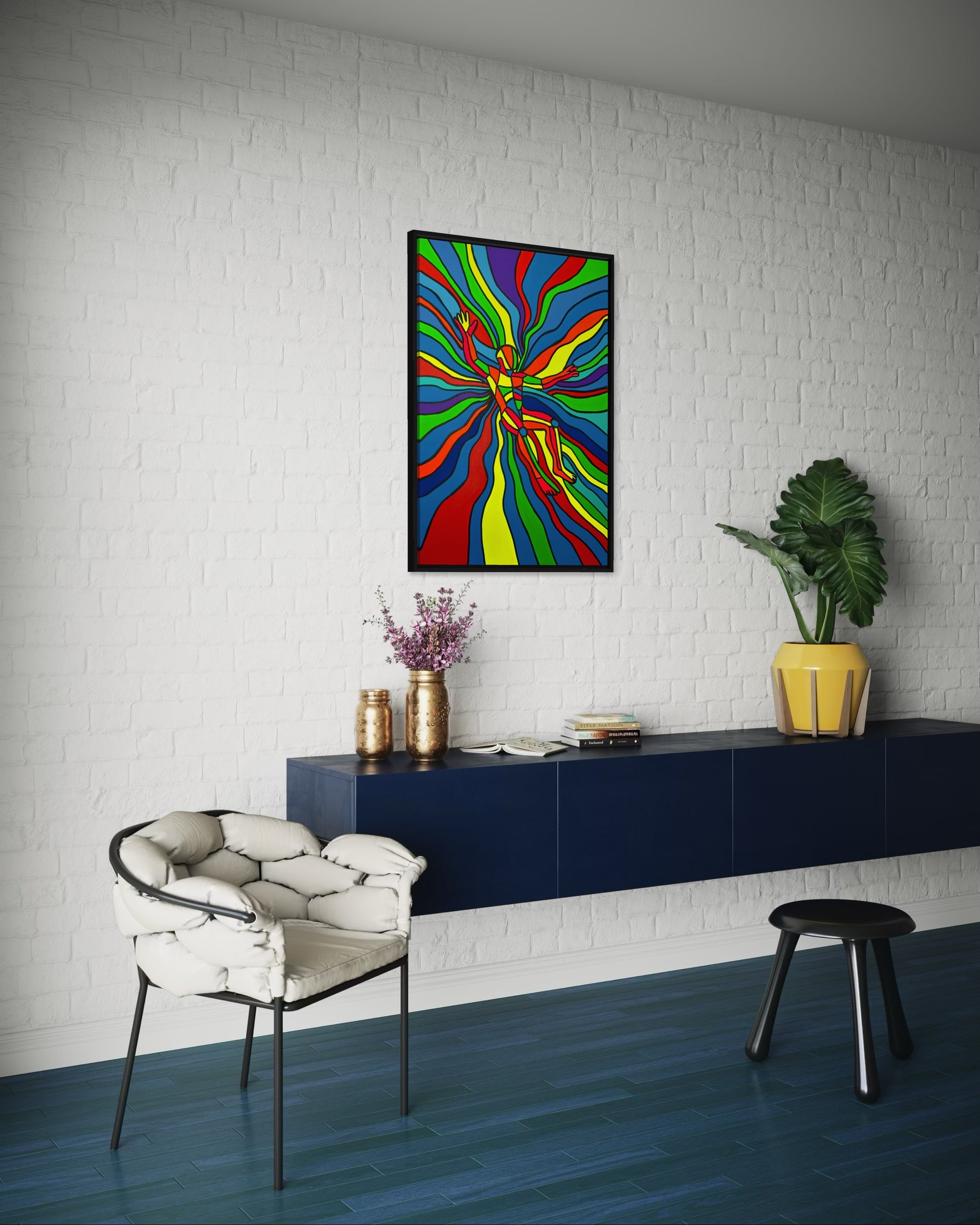 Fall N Flow Tablo | 70x100 Cm