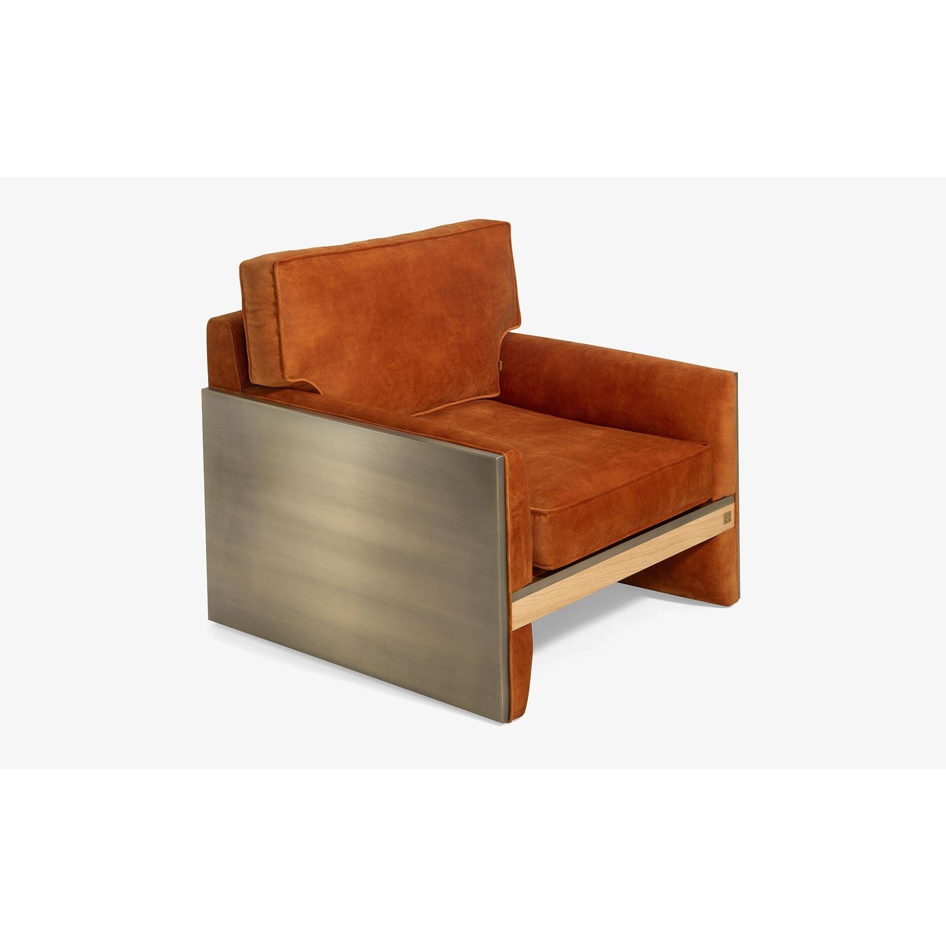 Famed Berjer Tekli Koltuk Metal Kolçak