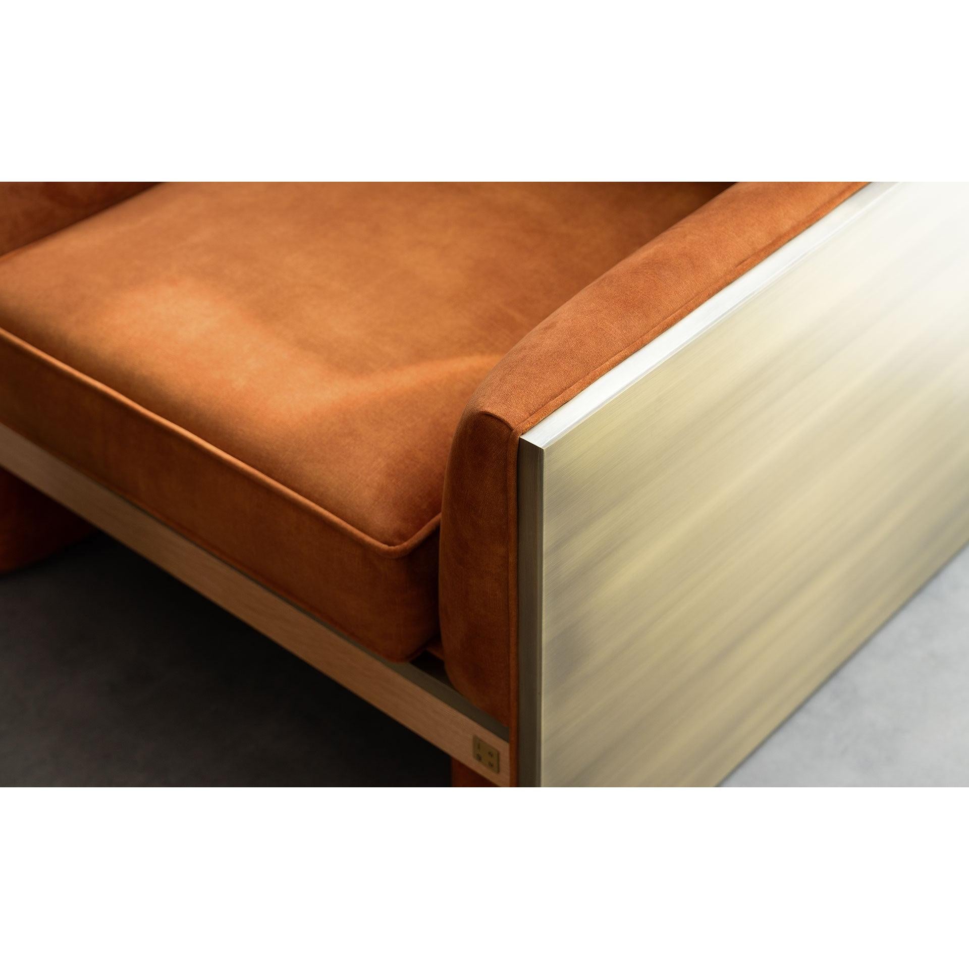 Famed Berjer Tekli Koltuk Metal Kolçak