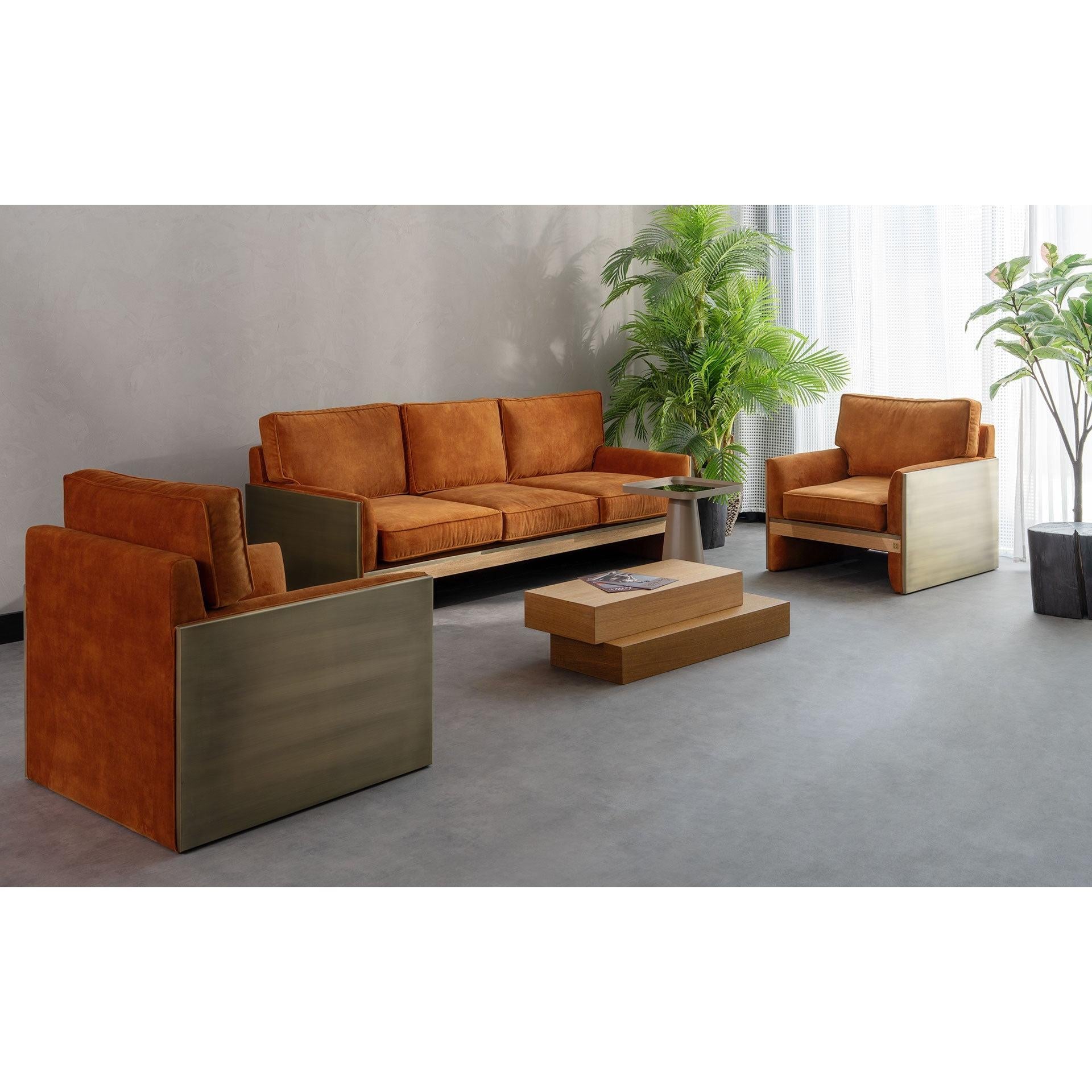 Famed Berjer Tekli Koltuk Metal Kolçak