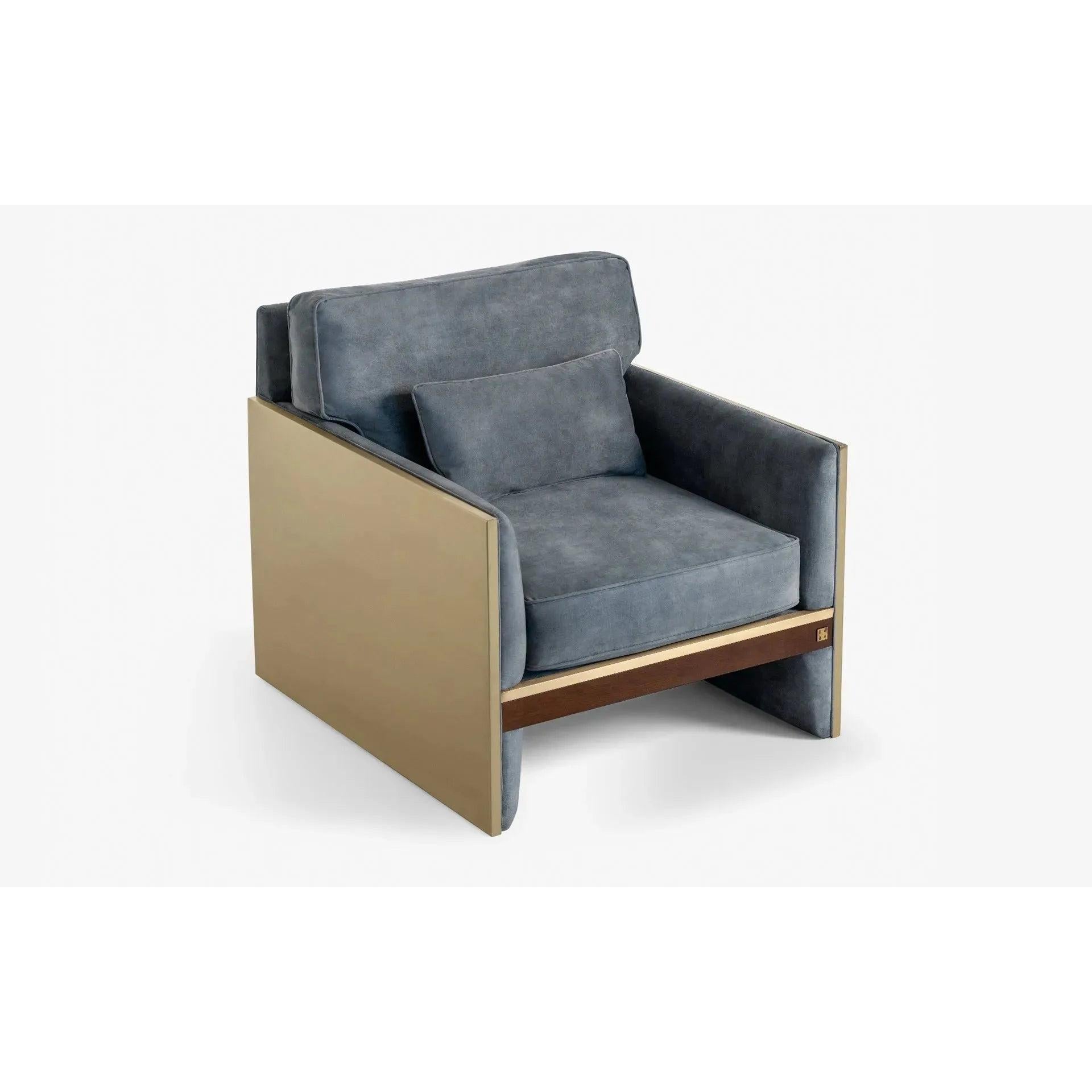 Famed Berjer Tekli Koltuk Metal Kolçak