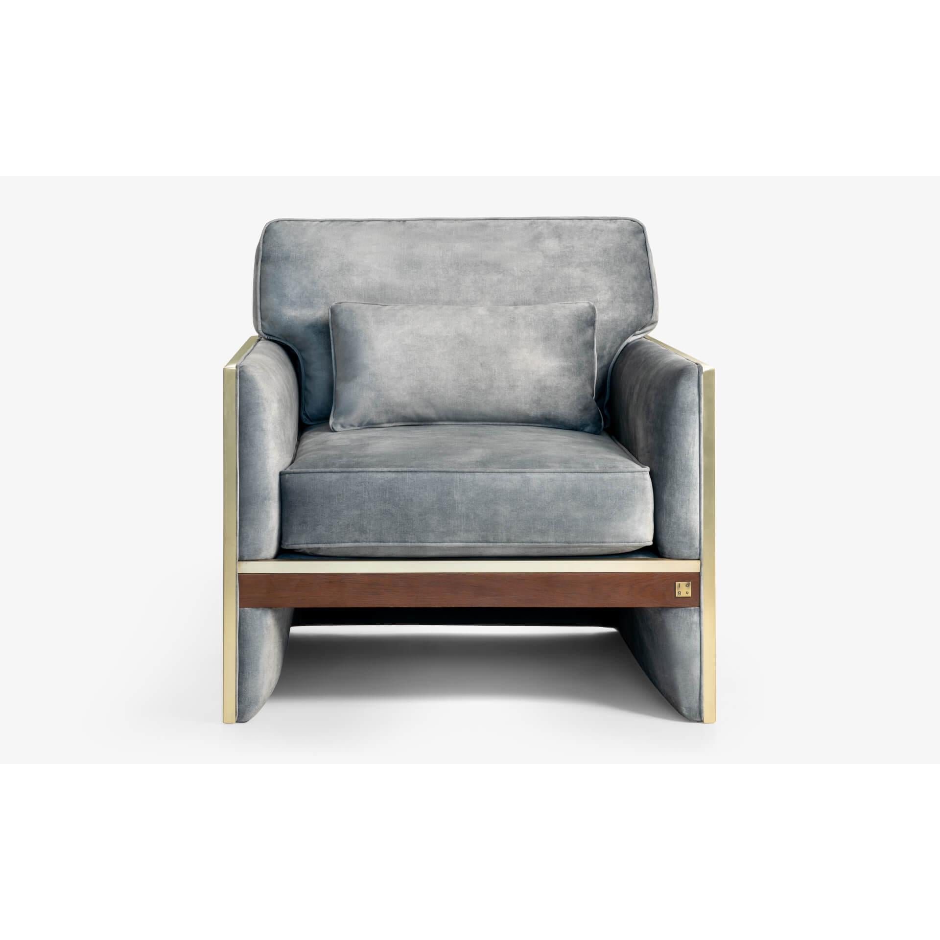 Famed Berjer Tekli Koltuk Metal Kolçak