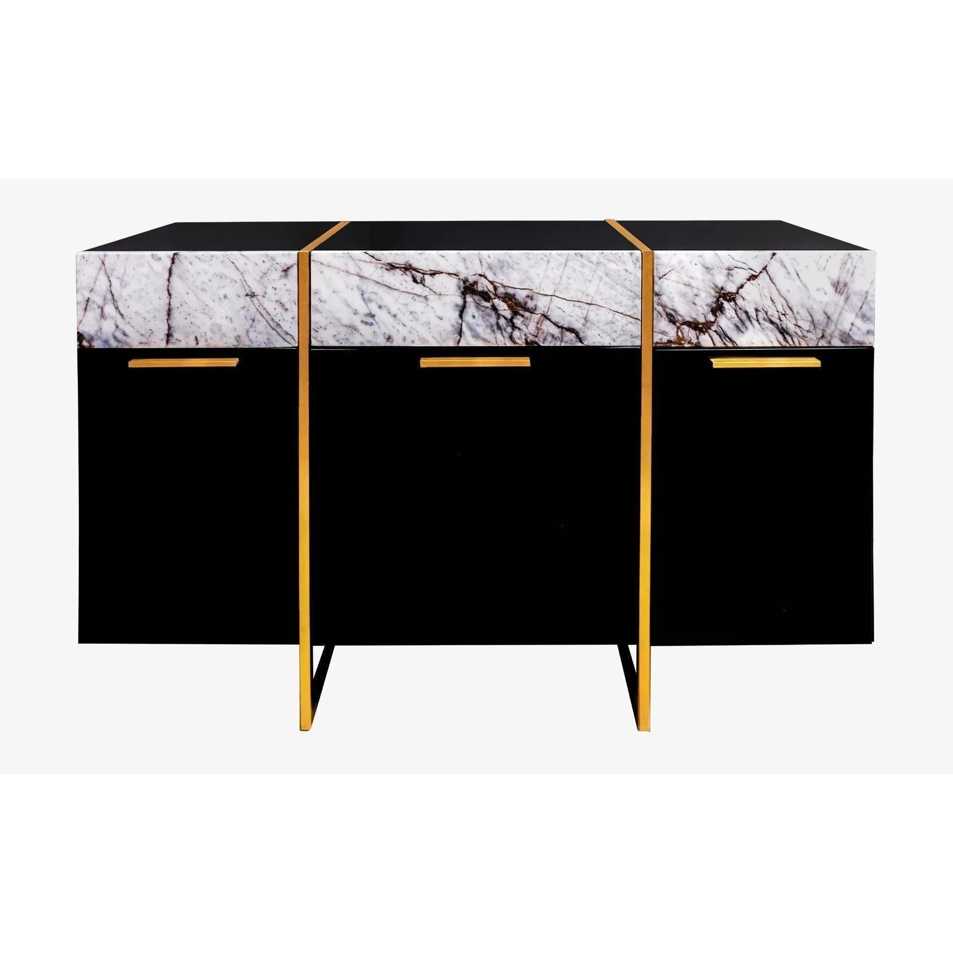 Famed Konsol No:3 Carrara White