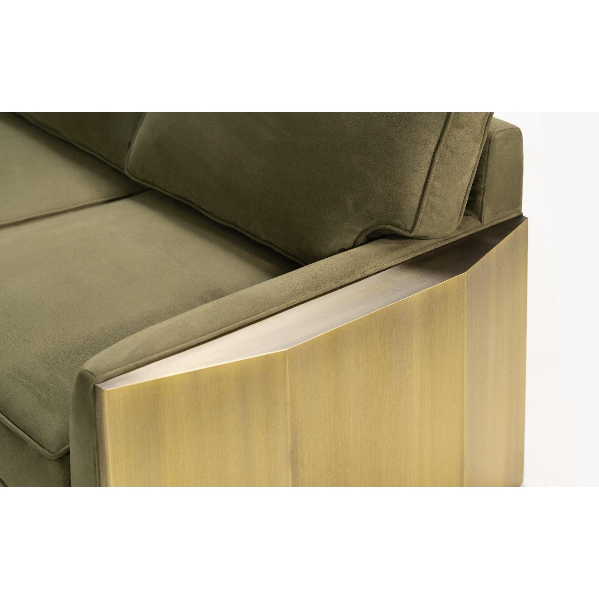 Famed Üçlü Kanepe Bold Metal Kolçak