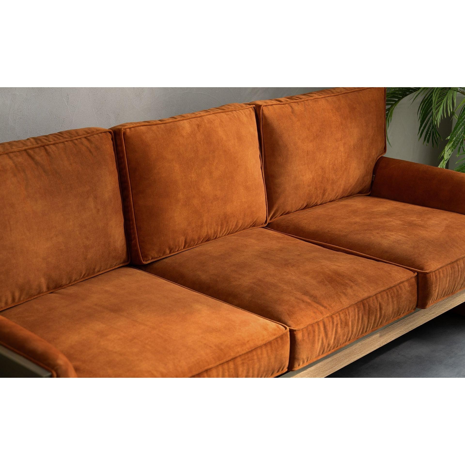 Famed Üçlü Kanepe Thin Metal Kolçak