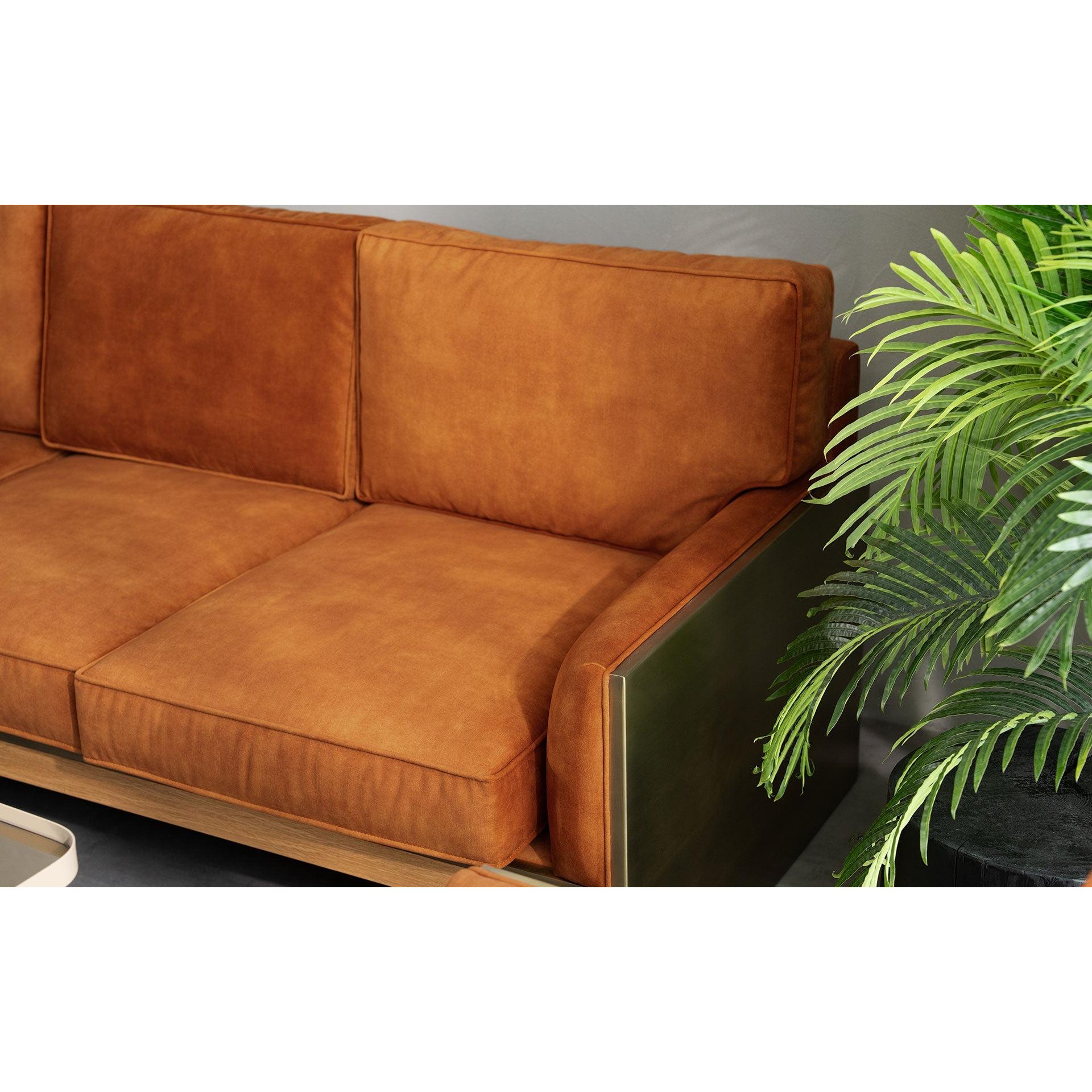 Famed Üçlü Kanepe Thin Metal Kolçak