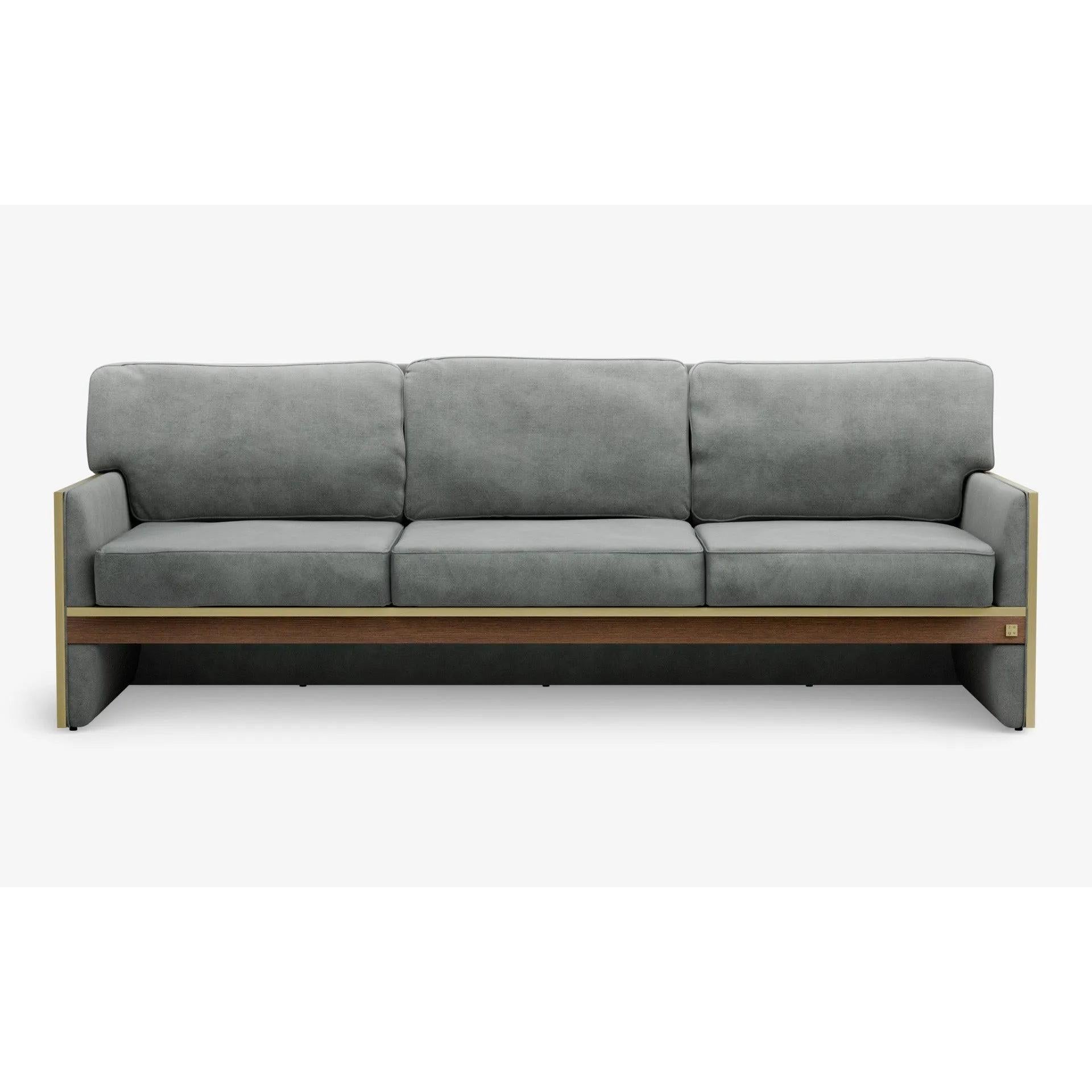 Famed Üçlü Kanepe Thin Metal Kolçak