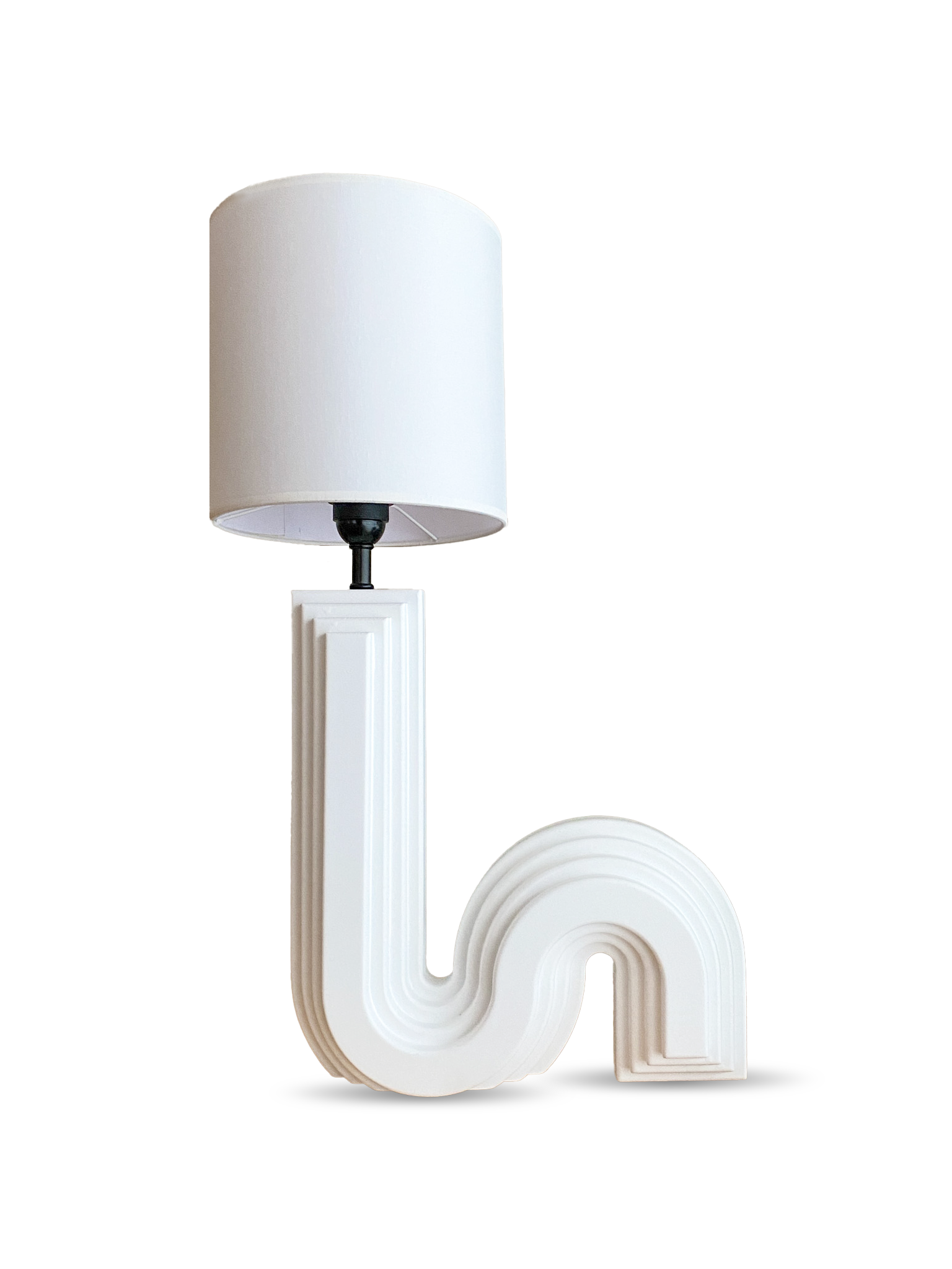 Fika Abajur-Abajur-Semya Home-beyaz-NowShopFun