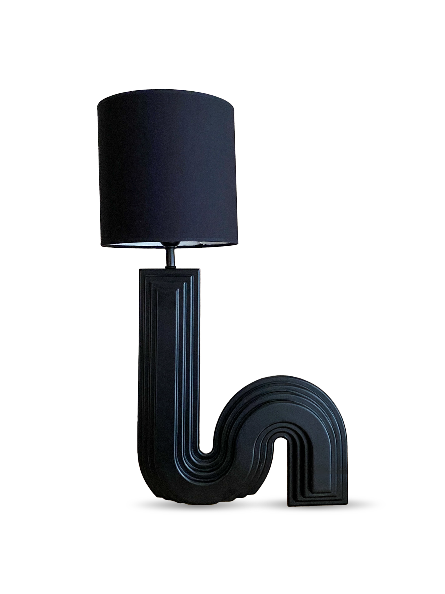 Fika Abajur-Abajur-Semya Home-siyah-NowShopFun
