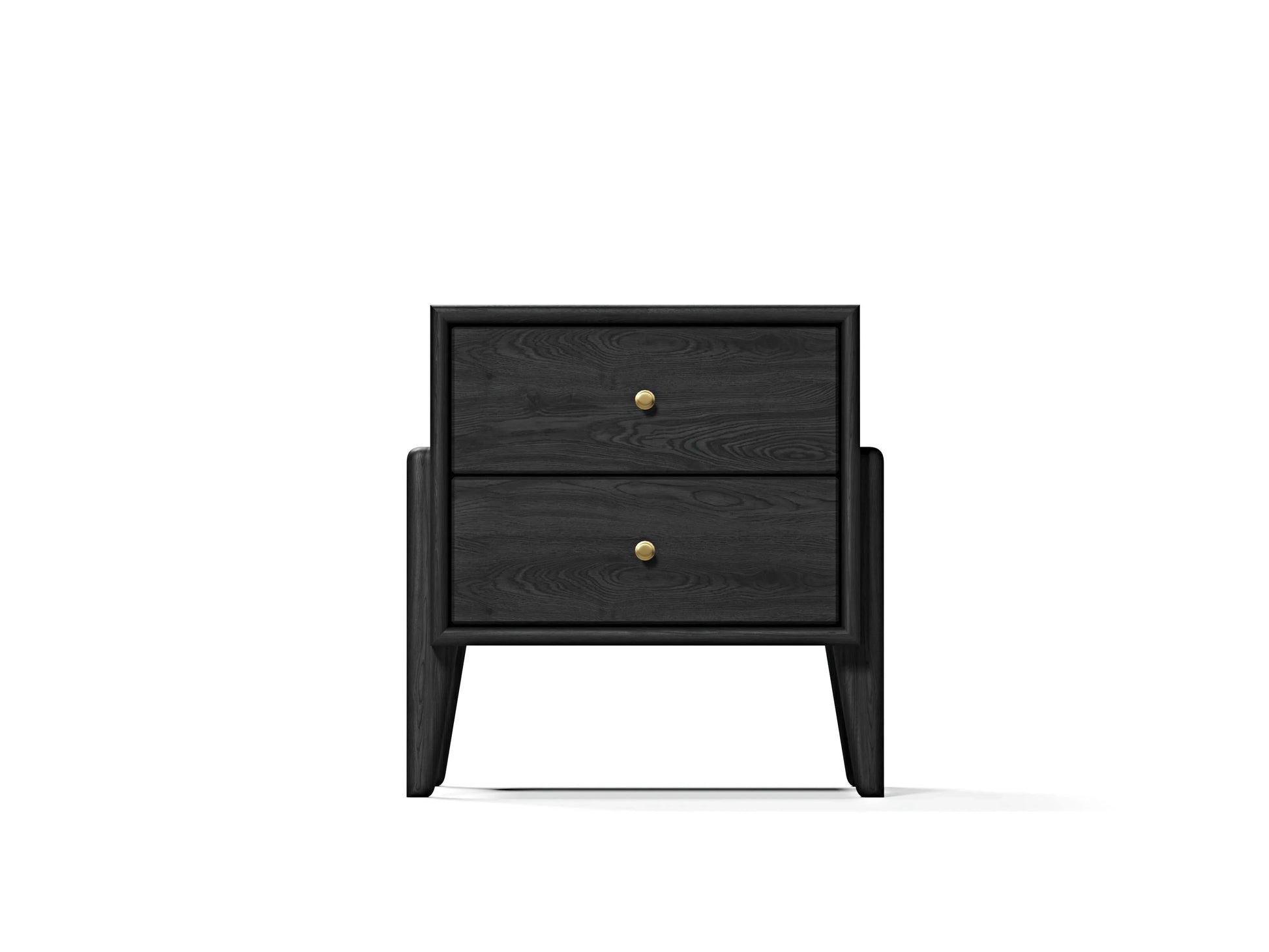 Fil Siyah 2 Çekmeceli Komodin