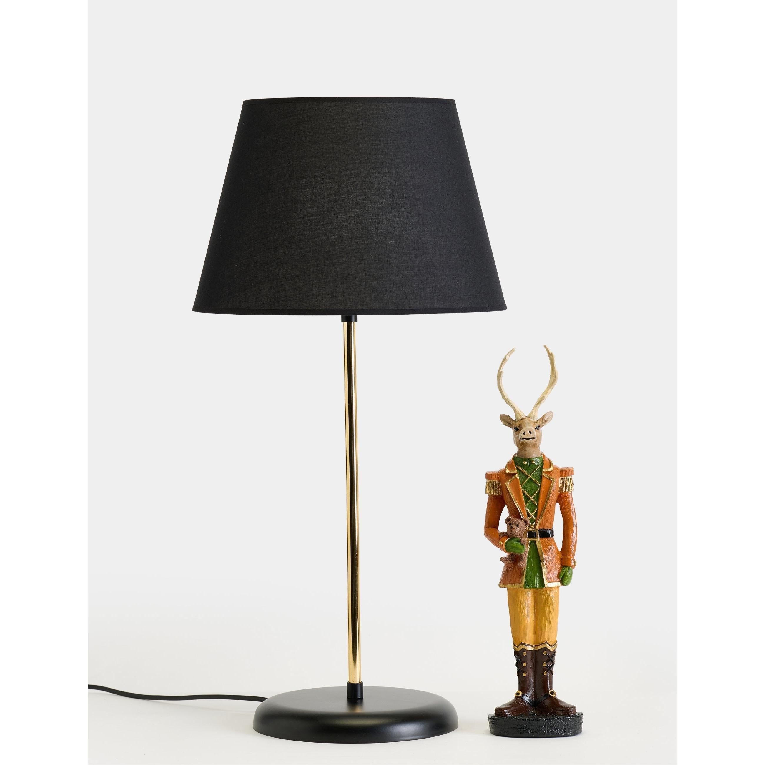 Fındıkkıran Geyik Asker Bear Figürlü Abajur & Biblo