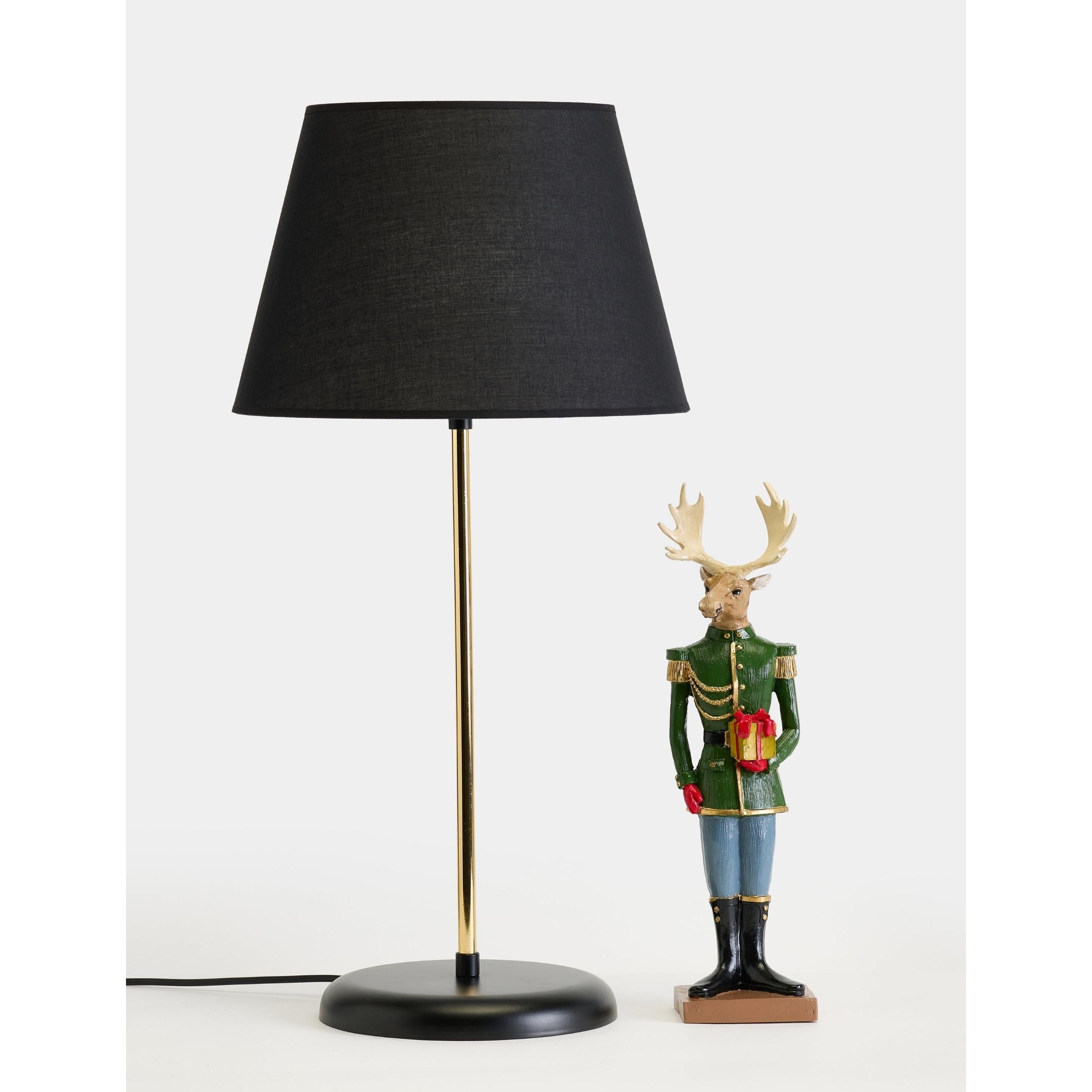 Fındıkkıran Geyik Asker Gift Figürlü Abajur & Biblo