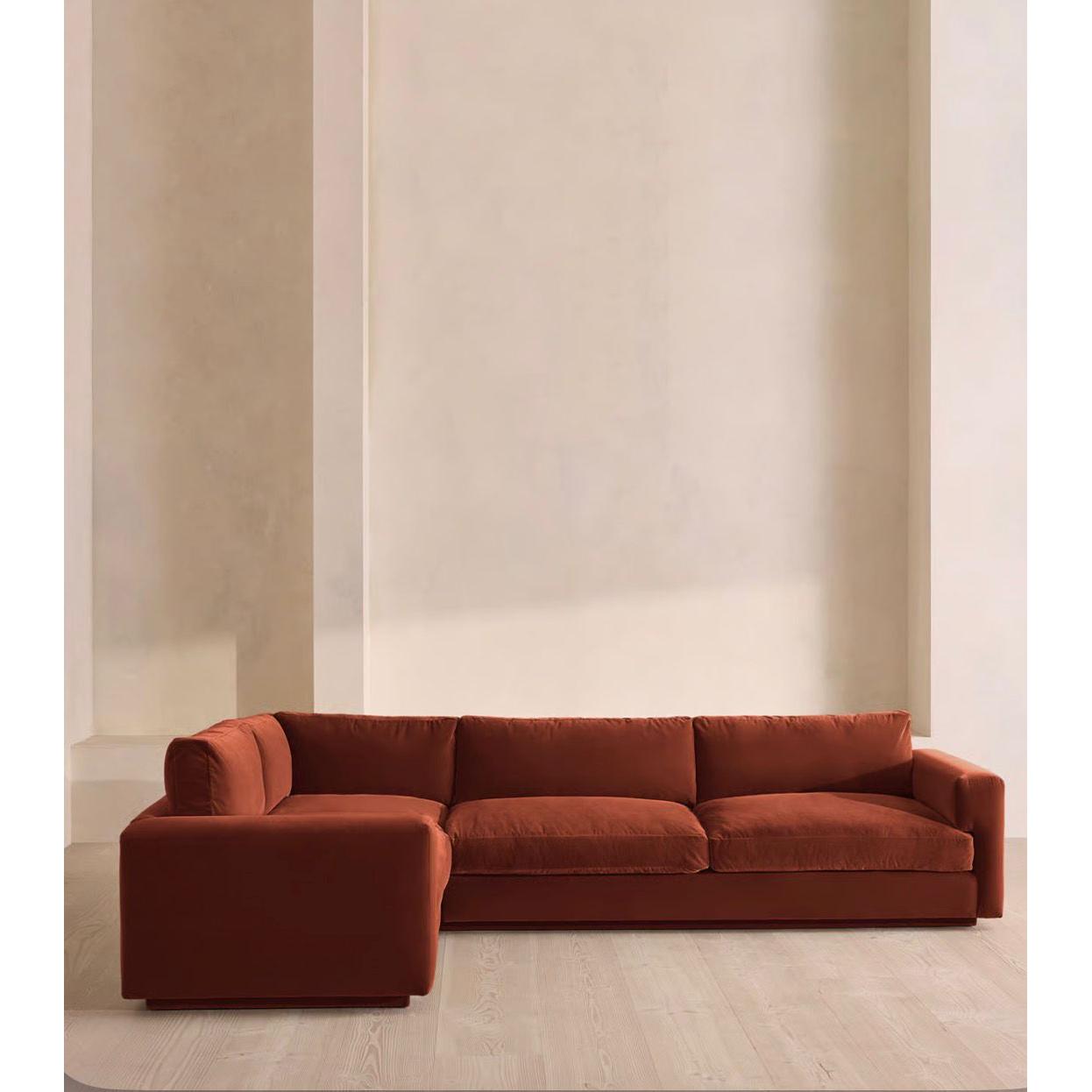 Fiora Kadife L Koltuk