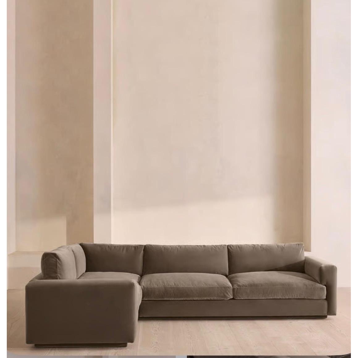 Fiora Kadife L Koltuk