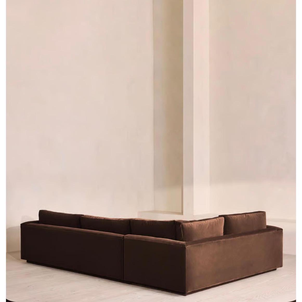 Fiora Kadife L Koltuk