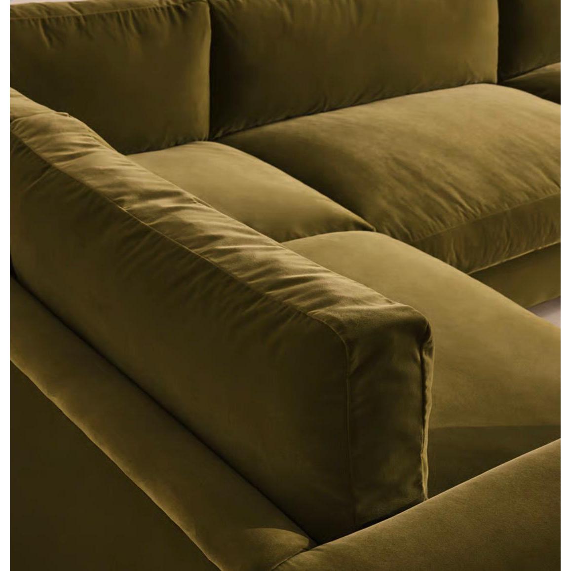 Fiora Kadife L Koltuk