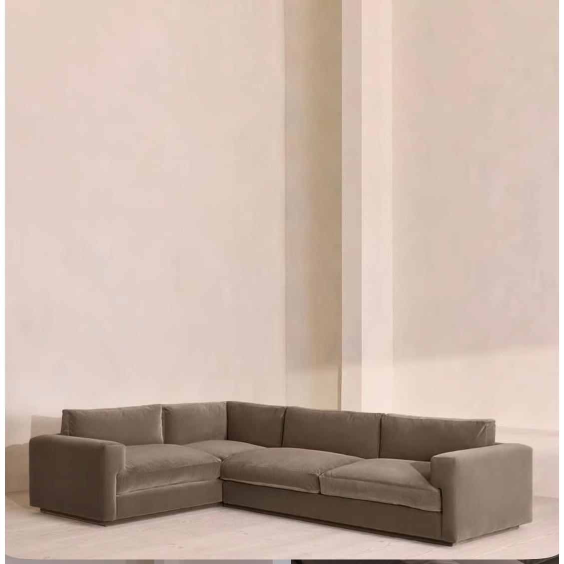 Fiora Kadife L Koltuk