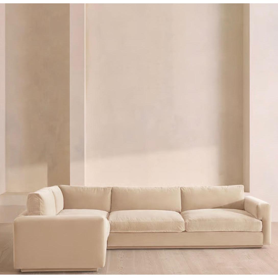 Fiora Kadife L Koltuk