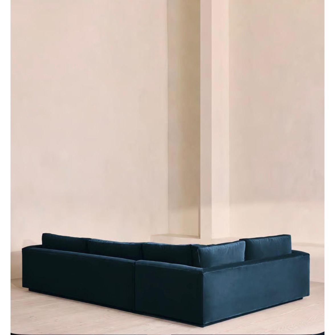 Fiora Kadife L Koltuk