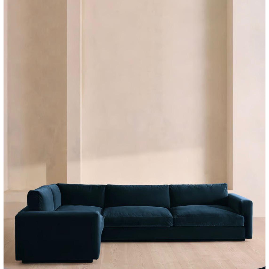 Fiora Kadife L Koltuk