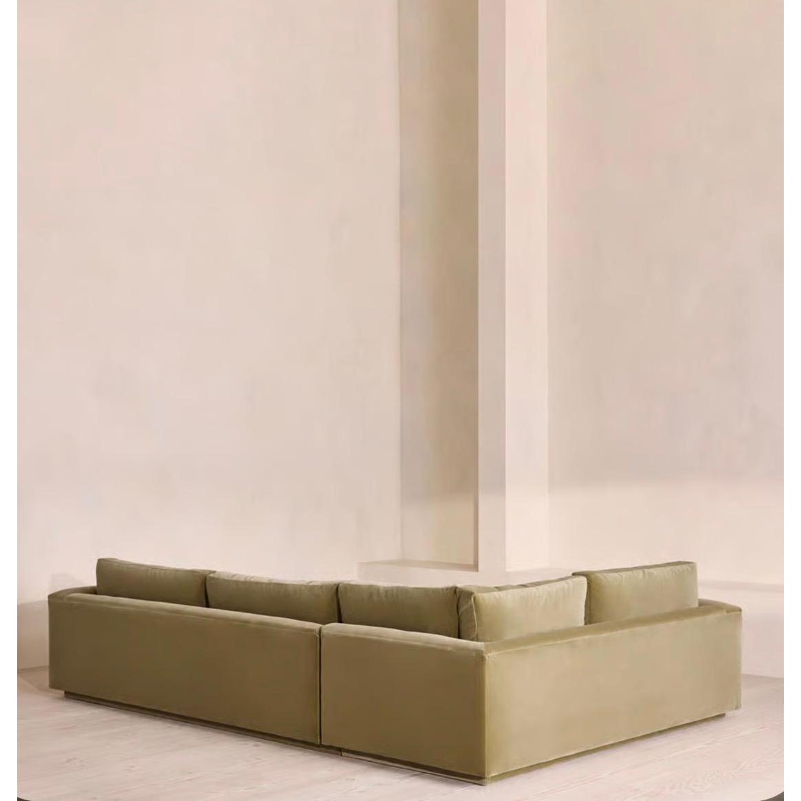 Fiora Kadife L Koltuk