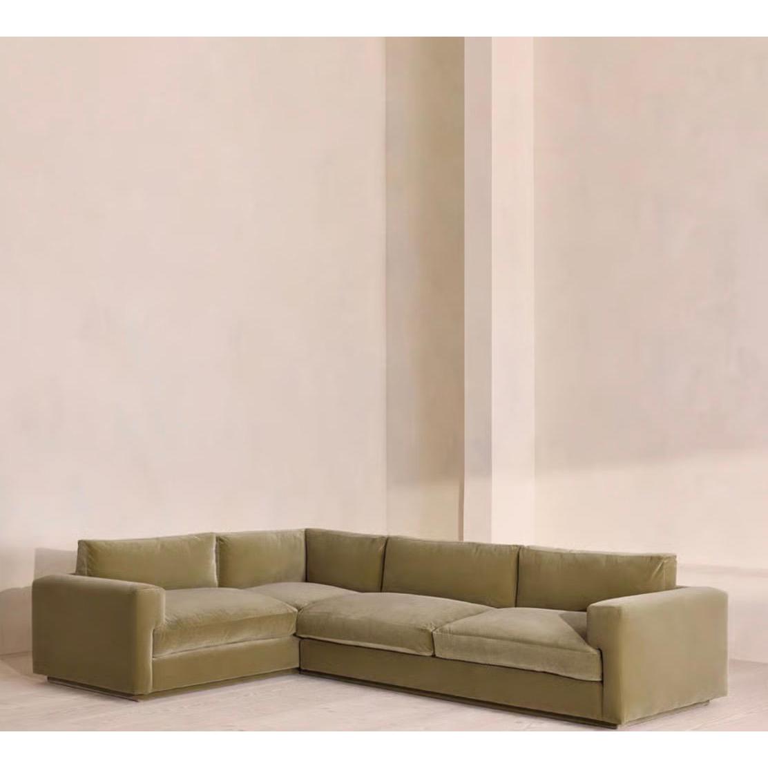 Fiora Kadife L Koltuk