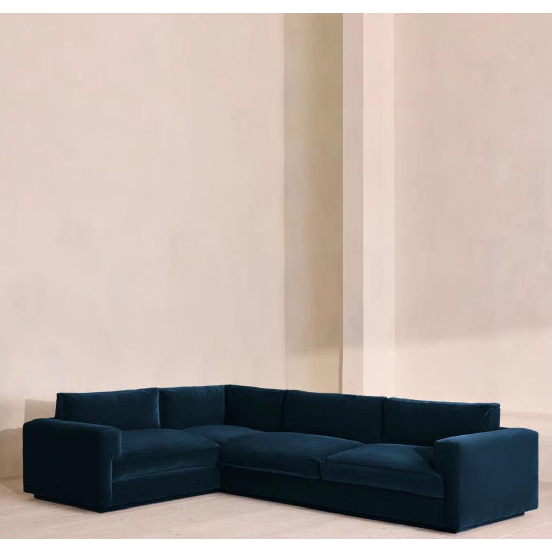 Fiora Kadife L Koltuk