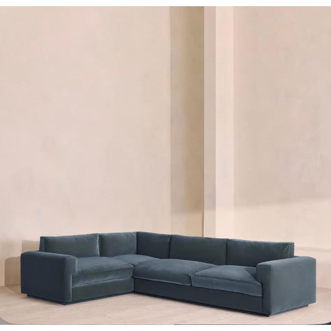 Fiora Kadife L Koltuk