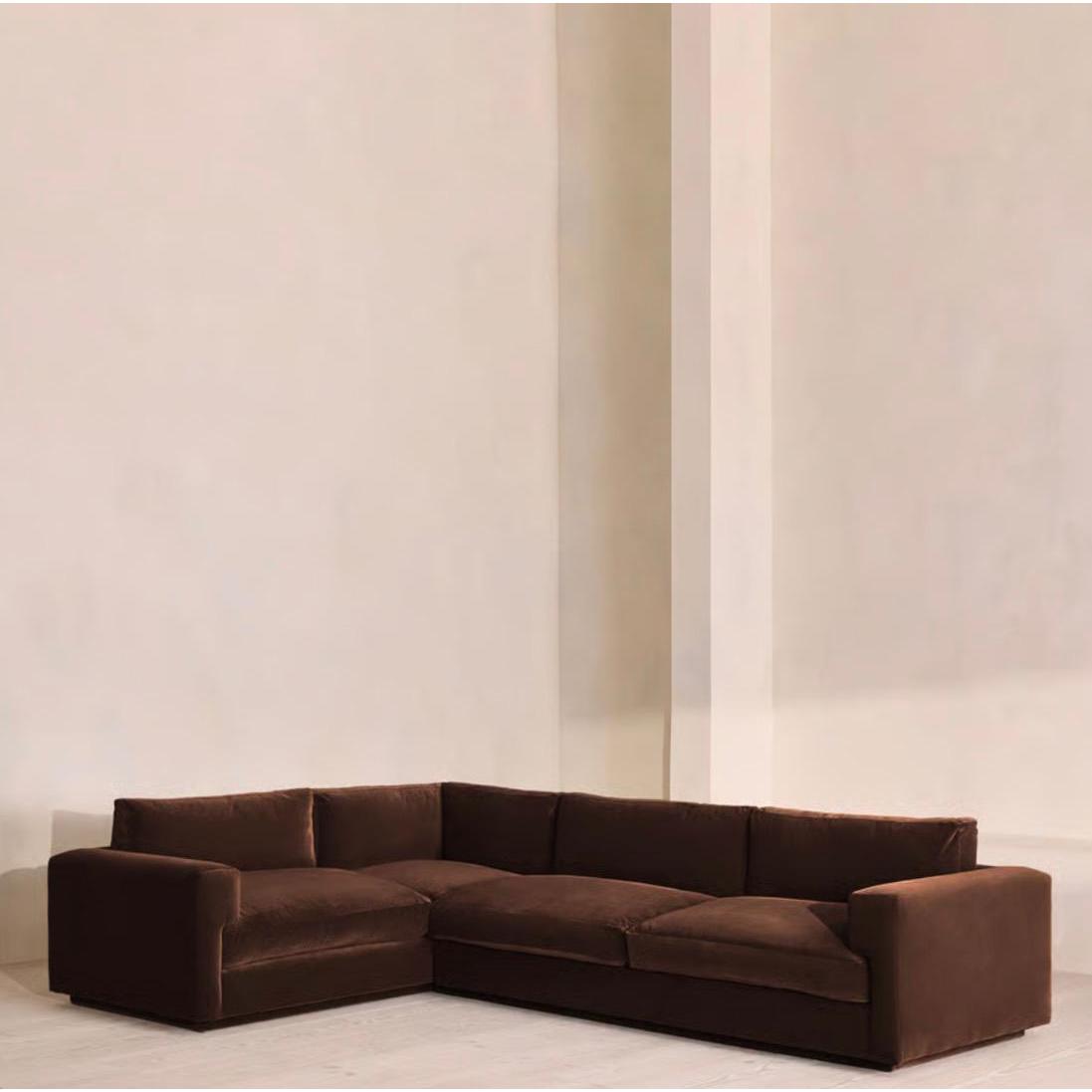 Fiora Kadife L Koltuk