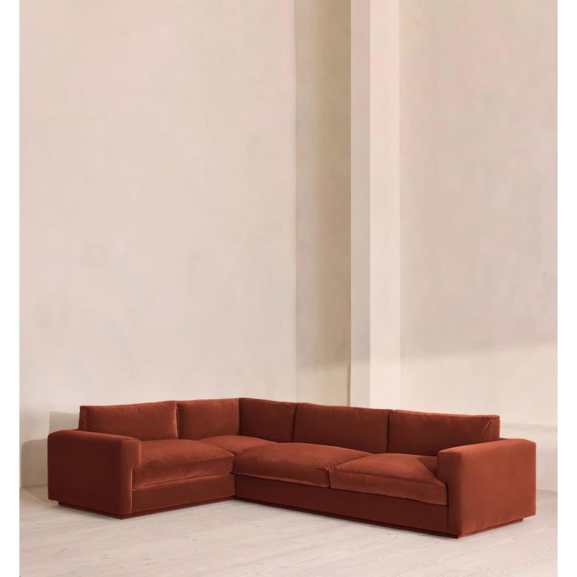 Fiora Kadife L Koltuk