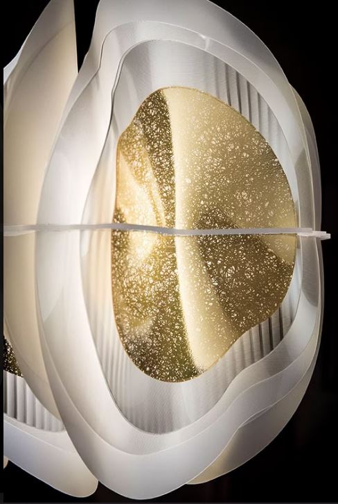 Fiordlys Apli̇K 2l Gold Ø31x21xh33 Cm E14 Led 2x6w