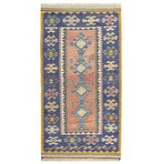 Firas Rustik Tasarımlı Yün Kilim 81x152 cm