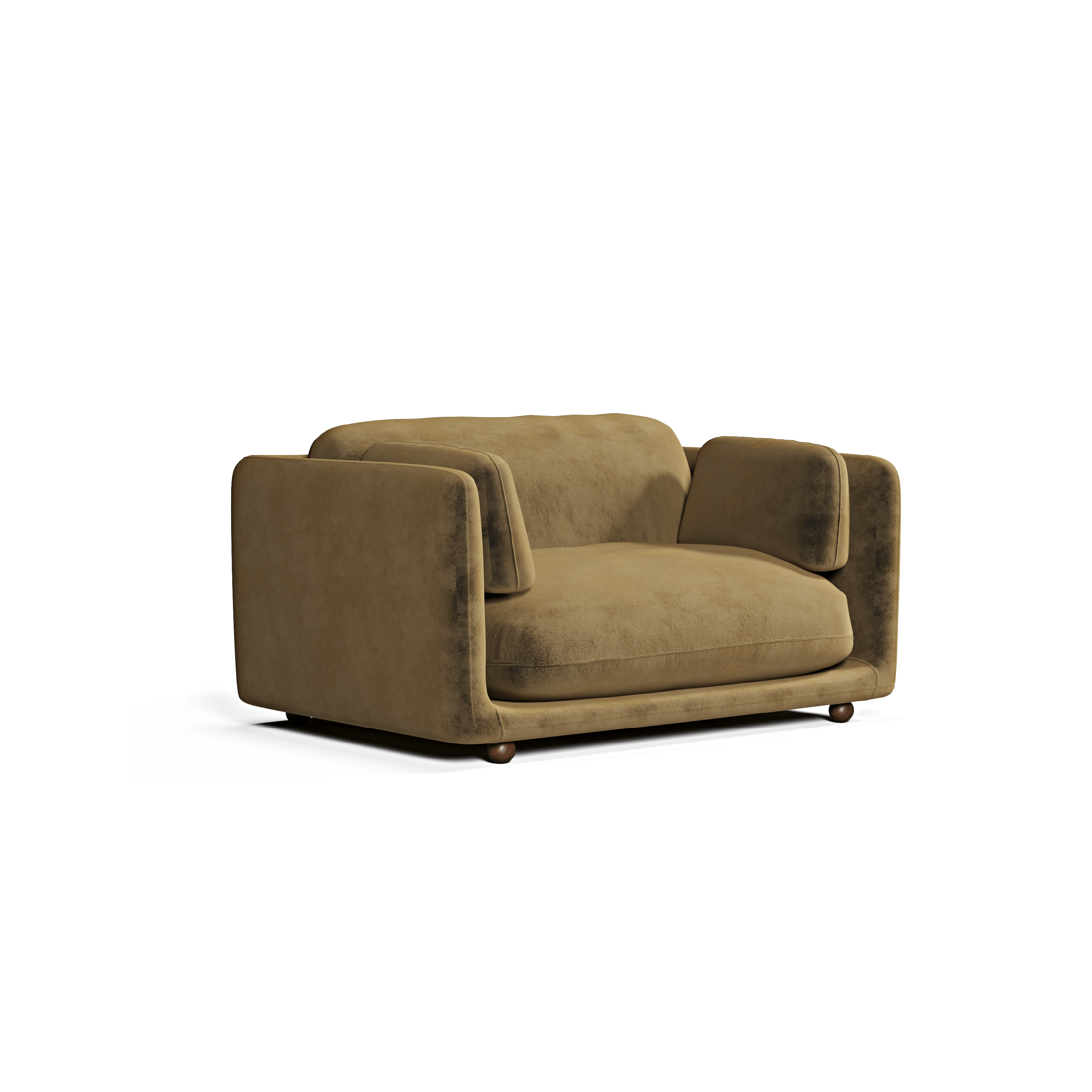 Flam Loveseat Kadife