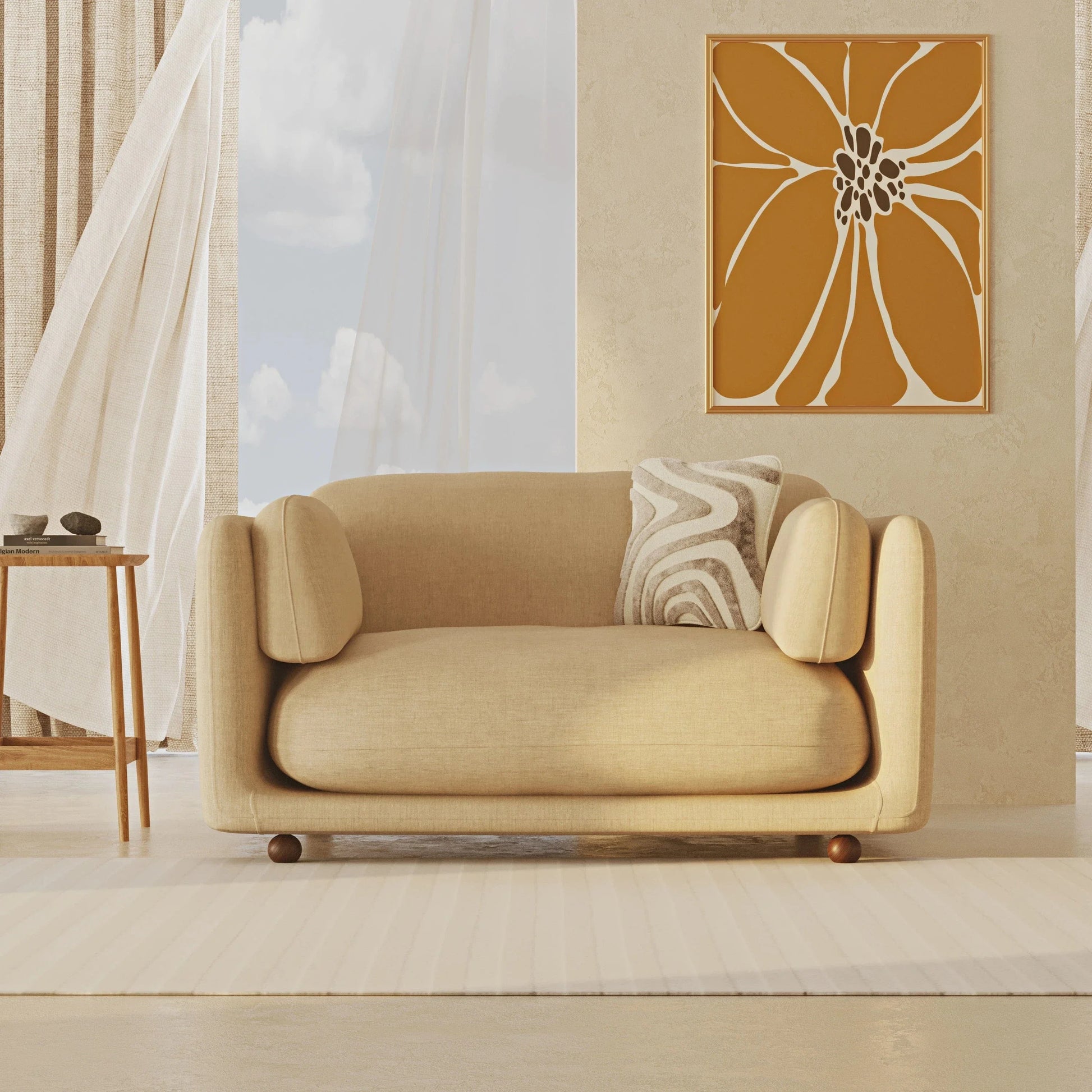 Flam Loveseat Keten