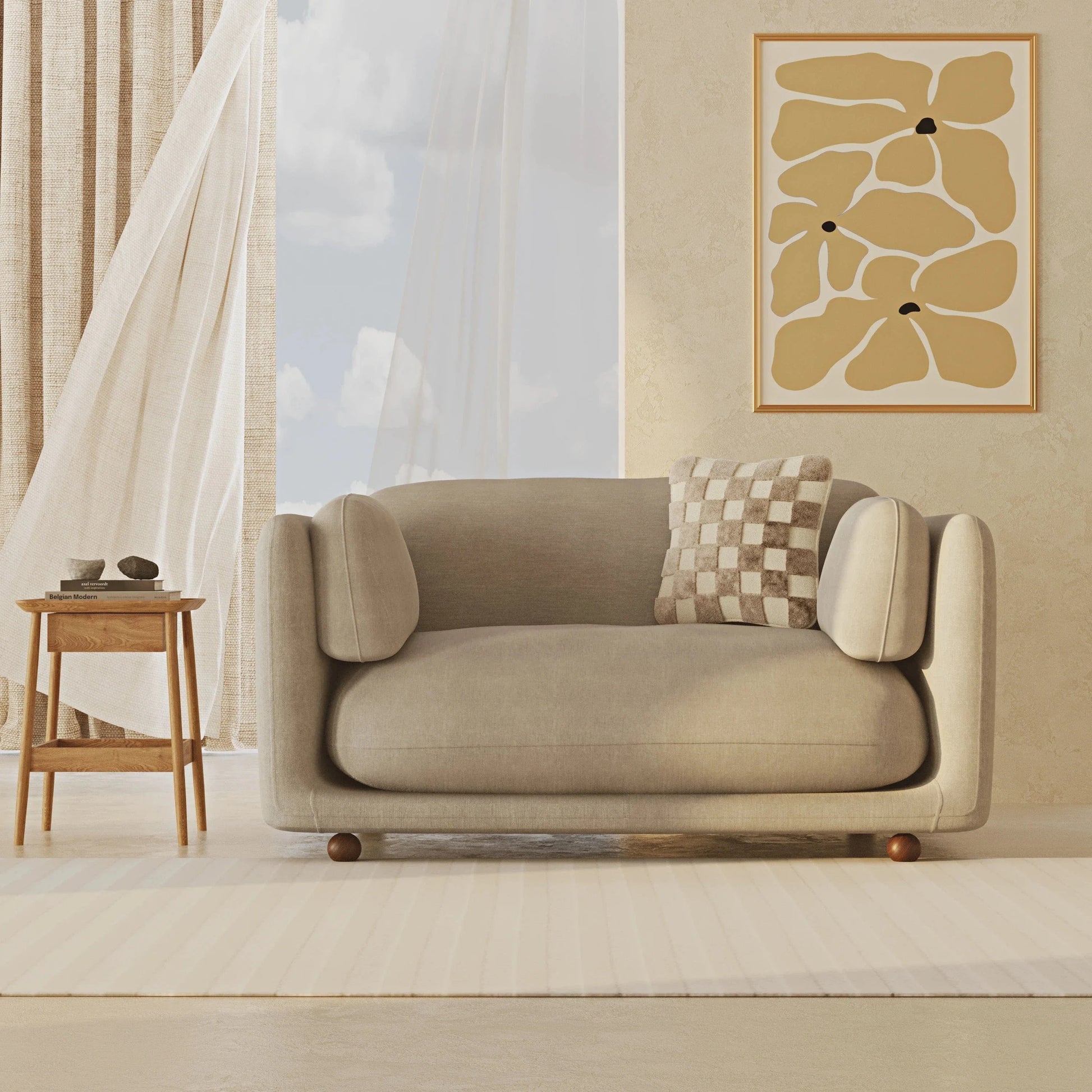 Flam Loveseat Keten