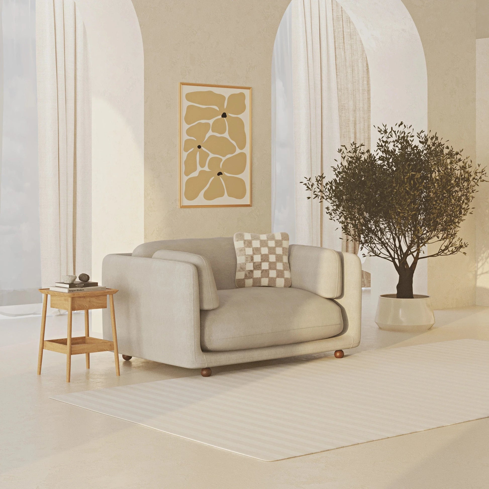 Flam Loveseat Keten