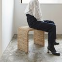 Flax Doğal Rattan Sehpa/Tabure-Tabure-Lo-Fi House-NowShopFun