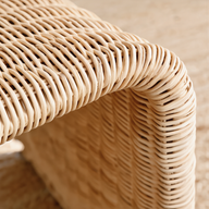 Flax Doğal Rattan Sehpa/Tabure-Tabure-Lo-Fi House-NowShopFun