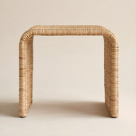 Flax Doğal Rattan Sehpa/Tabure-Tabure-Lo-Fi House-NowShopFun