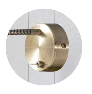 Flex Apli̇K 1l Antique Brass Ø8x27 Cm Led 1x3w