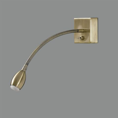 Flex Apli̇K 1l Antique Brass Ø8x27 Cm Led 1x3w