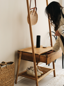 Flex Masif Meşe Vestiyer-Askılık-Kos Living-Naturel-NowShopFun