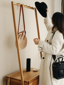 Flex Masif Meşe Vestiyer-Askılık-Kos Living-Naturel-NowShopFun