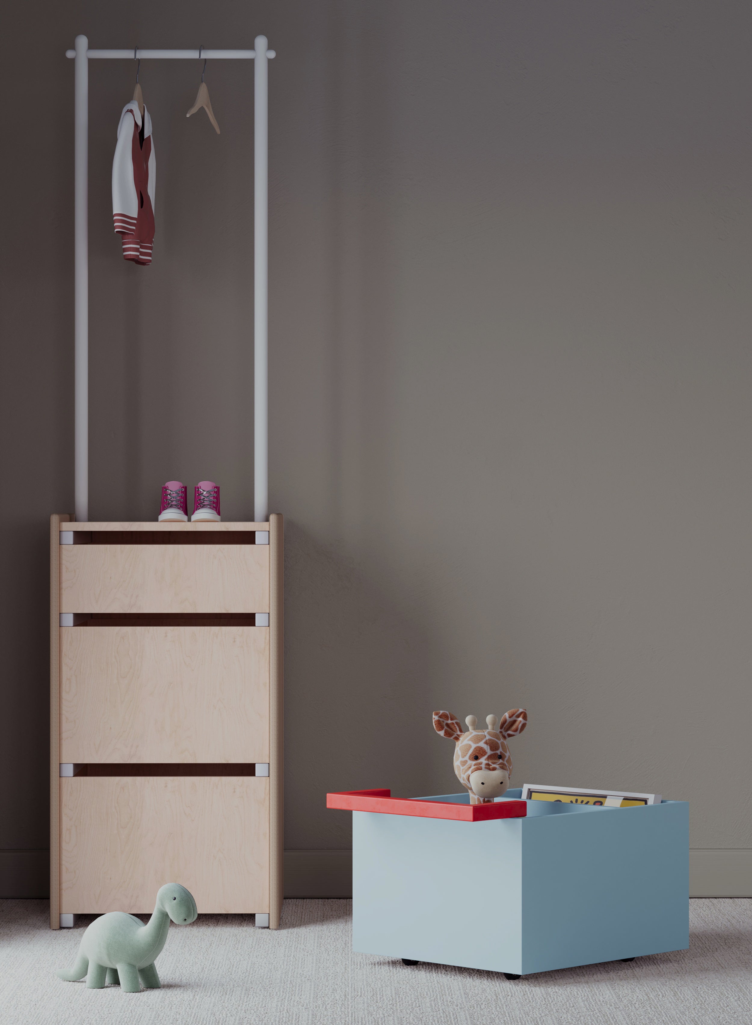 Flexa Oyuncak Kutusu-Oyuncak-Kiddiverse-Ahşap-NowShopFun