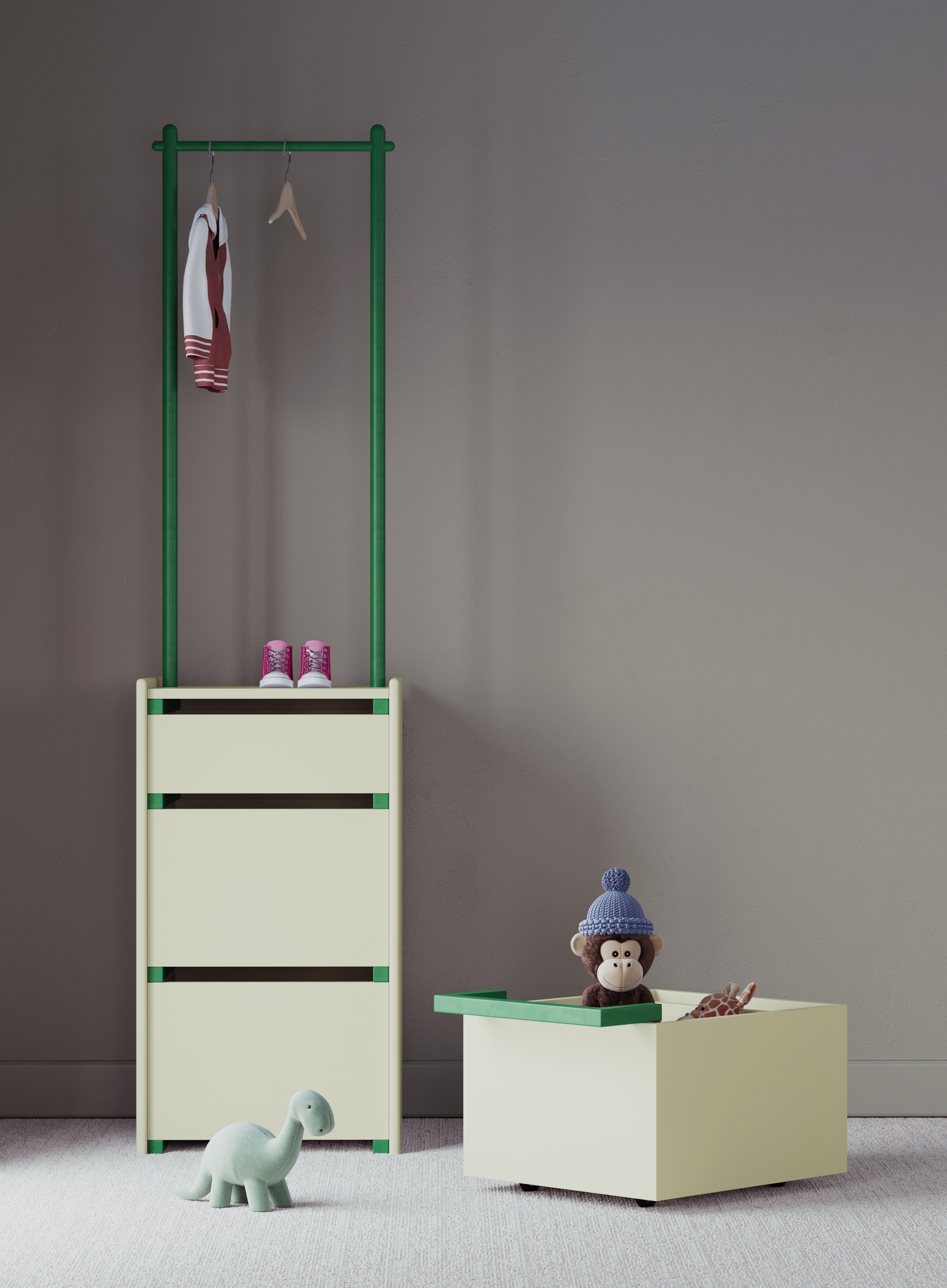 Flexa Oyuncak Kutusu-Oyuncak-Kiddiverse-Ahşap-NowShopFun