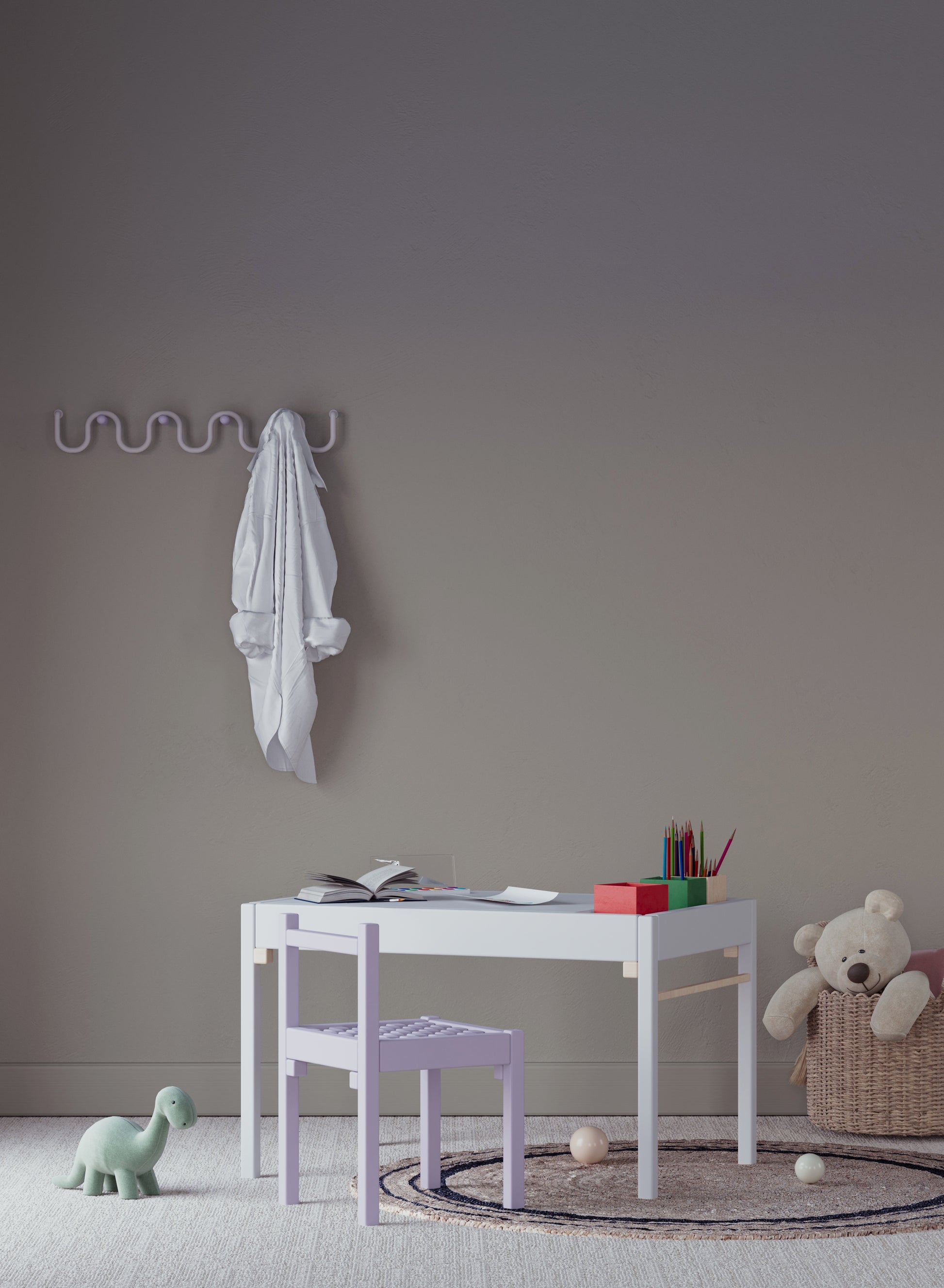 Flexa Sandalye Mini-Sandalye-Kiddiverse-Kırmızı-NowShopFun