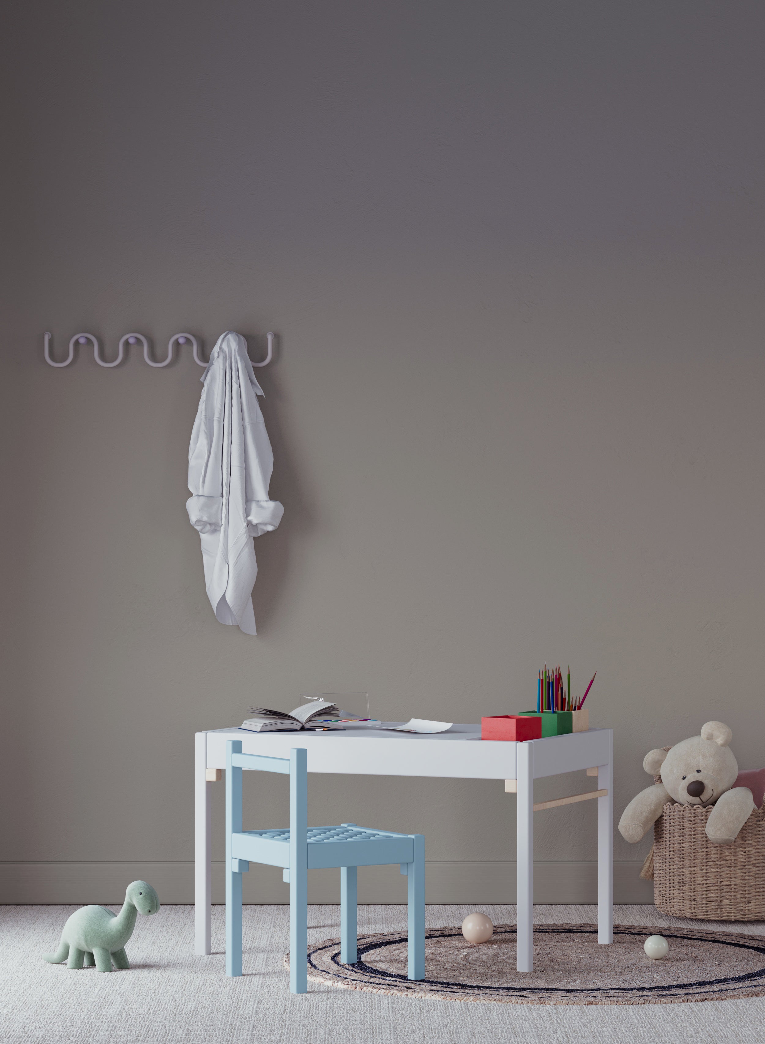 Flexa Sandalye Mini-Sandalye-Kiddiverse-Kırmızı-NowShopFun