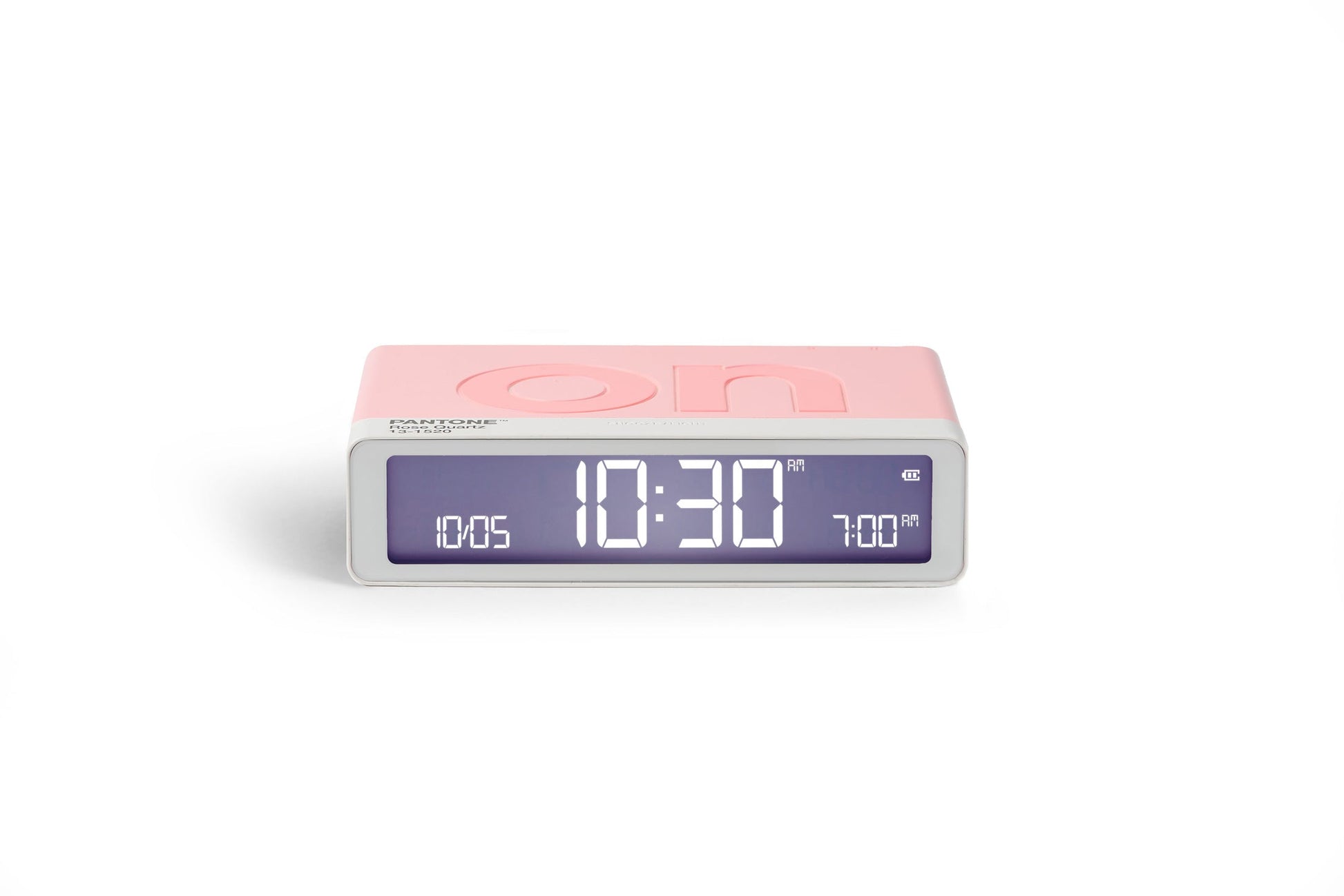 Flip Klasik Şarj Edilebilir Alarm Saat Pembe